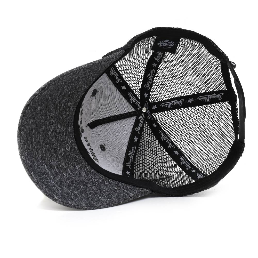 Smith & Miller Pico Rivera Unisex Trucker Cap, heather anthracite im Angebot