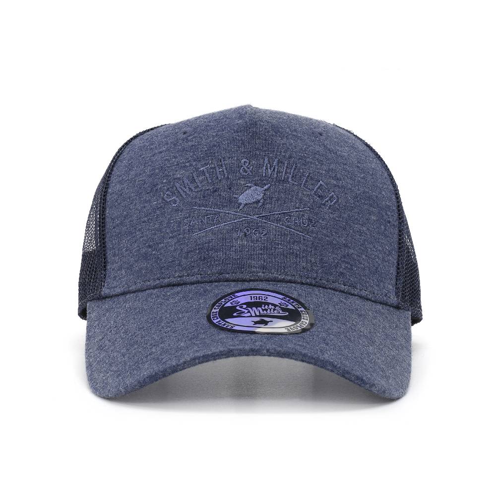 Smith & Miller Pico Rivera Unisex Trucker Cap, heather navy Günstiger Verkauf
