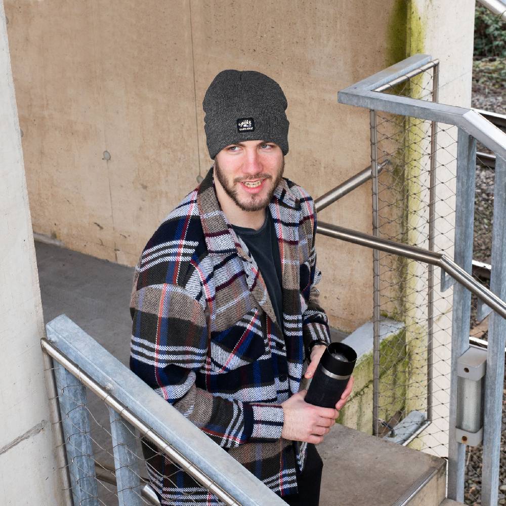 Smith & Miller Iduna Beanie, grey/black Online