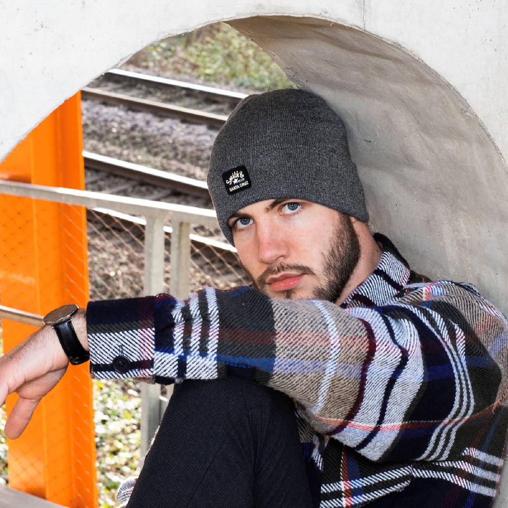 Smith & Miller Iduna Beanie, grey/black Online