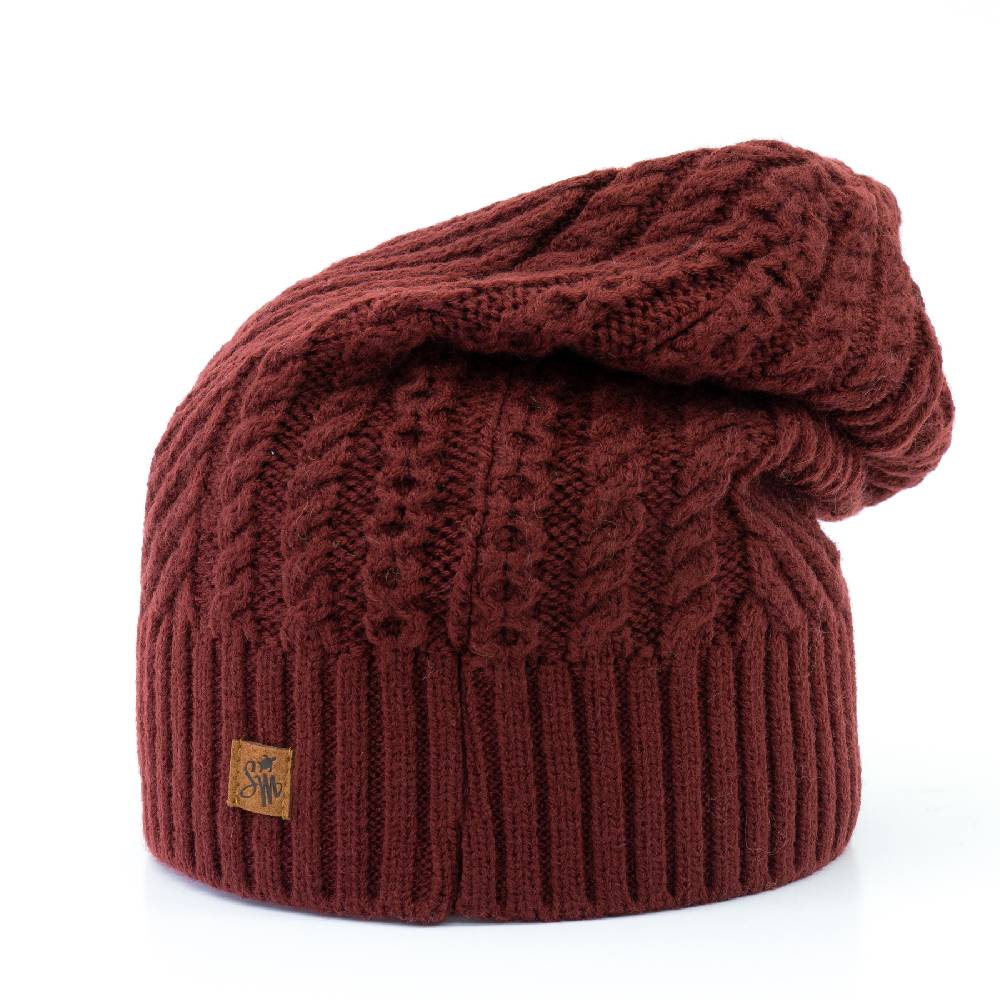 Smith & Miller Joda Beanie, bordeaux Schlussverkauf