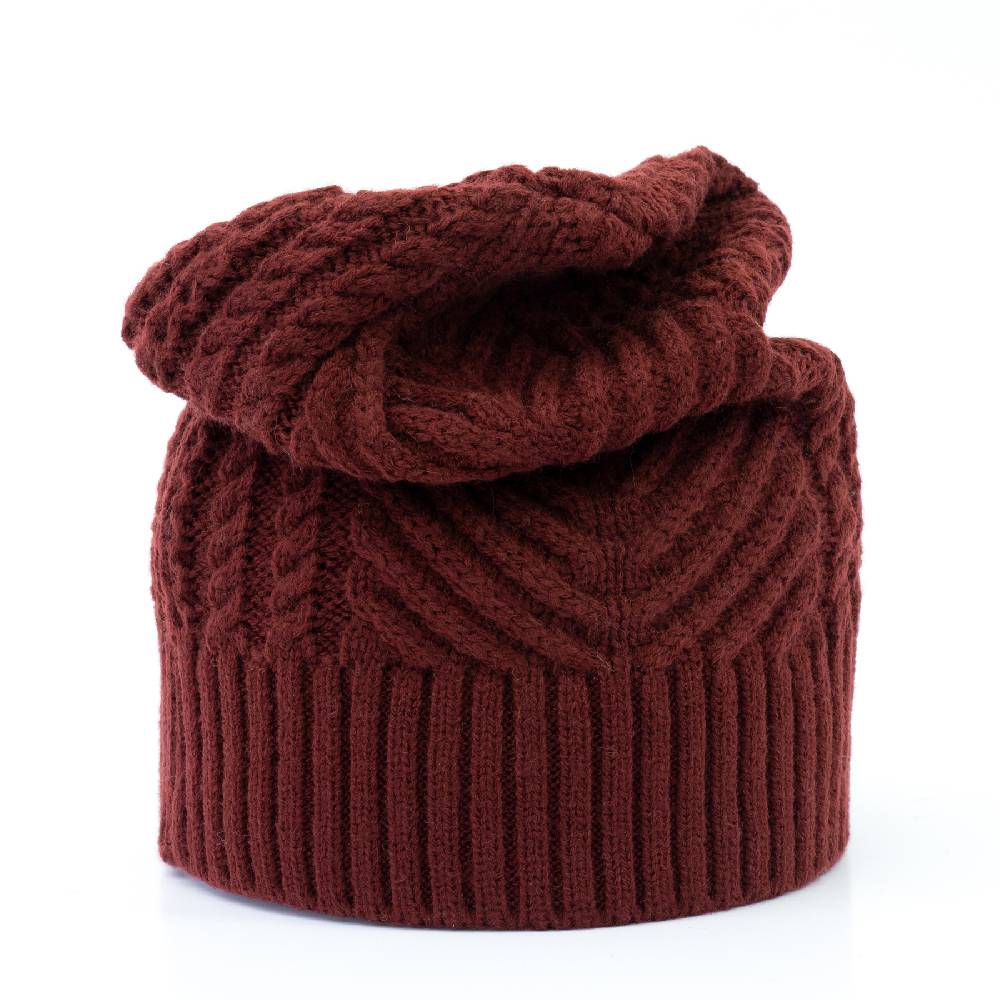 Smith & Miller Joda Beanie, bordeaux Schlussverkauf
