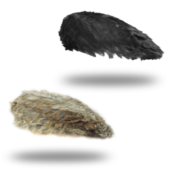 Sonia Originelli Baskenmütze Winter Angora Echtfell Mütze Rund Meist gekauft