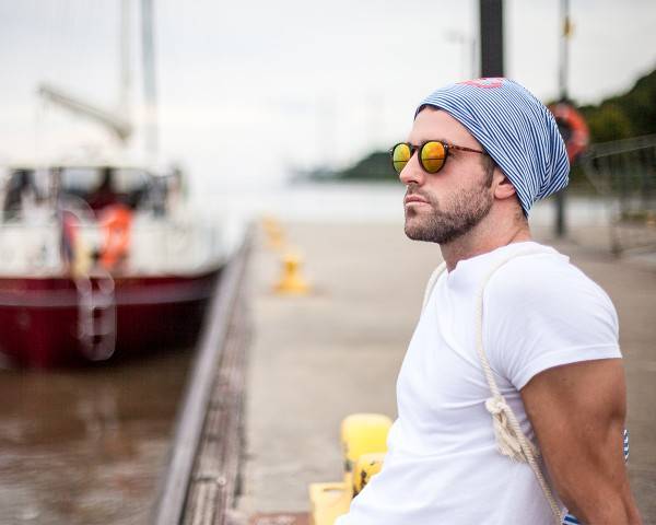 Sonia Originelli Beanie Mütze "Anker Maritim" Streifen Jersey Unisex Angebote