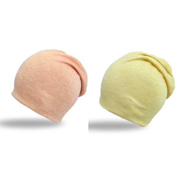 Sonia Originelli Beanie Mütze "Pastell" Unisex Meliert Jersey Meist gekauft