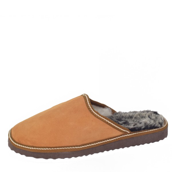 Sonia Originelli Herrenpantoffel Schuhe Schaf Lammfell EVA Sohle Echt Leder Online