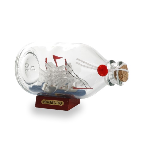 Sonia Originelli Buddelschiff Flaschenschiff "Hamburg" Rumflasche 14cm Hotsell