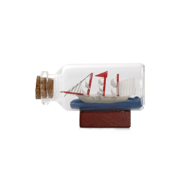 Sonia Originelli Buddelschiffchen Flaschenschiff "Hamburg" Rumflasche 6 cm Schlussverkauf