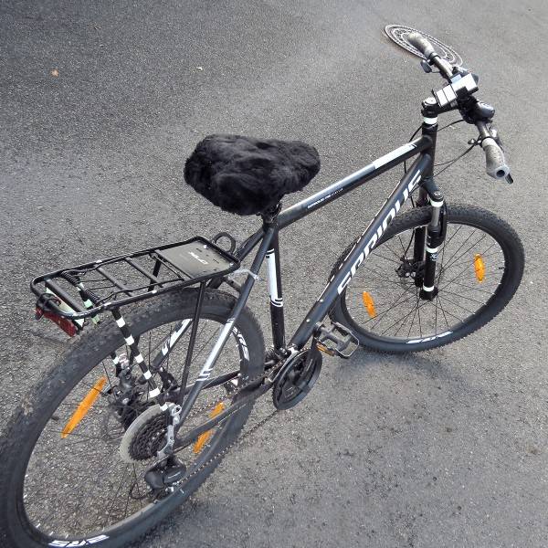 Sonia Originelli Fahrradsitzbezug Baumwolle Lammfell Bike Riemen Hotsell