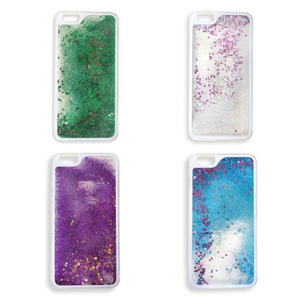 Sonia Originelli Handyhülle Fliessend Cover Schutz Case Glitzer 3D Smartphone Blitzverkäufe