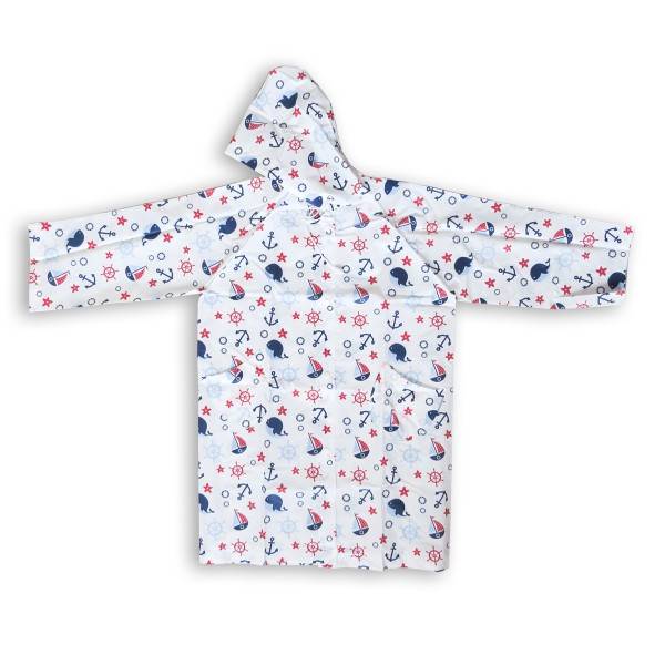 Sonia Originelli Kinder Regenjacke "Maritim" Regenschutz Mantel Anker Outlet