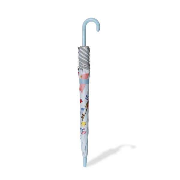 Sonia Originelli Kinder Regenschirm reflektierend Sicherheitsschirm maritim Fische Krabbe Leuchtturm im Angebot