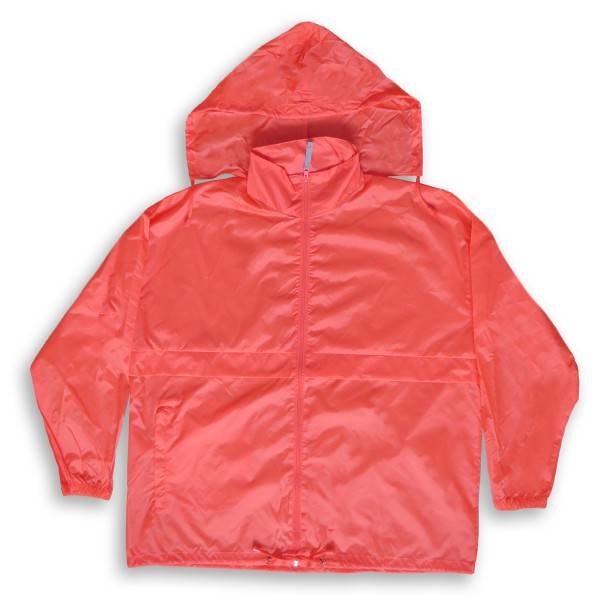 Sonia Originelli Regenjacke unisex "coralle" in Bauchtasche Reißverschluss Kapuze Online