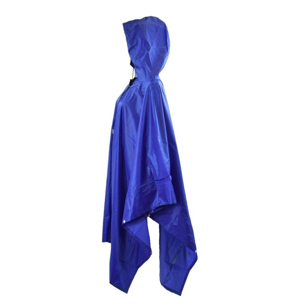 Sonia Originelli Regenponcho "Unifarben" Regencape Schutz Reflektorstreifen Brusttasche Outlet