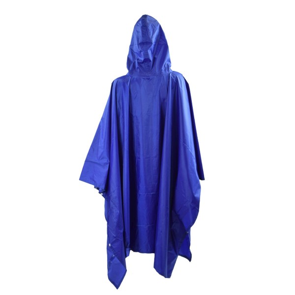 Sonia Originelli Regenponcho "Unifarben" Regencape Schutz Reflektorstreifen Brusttasche Outlet