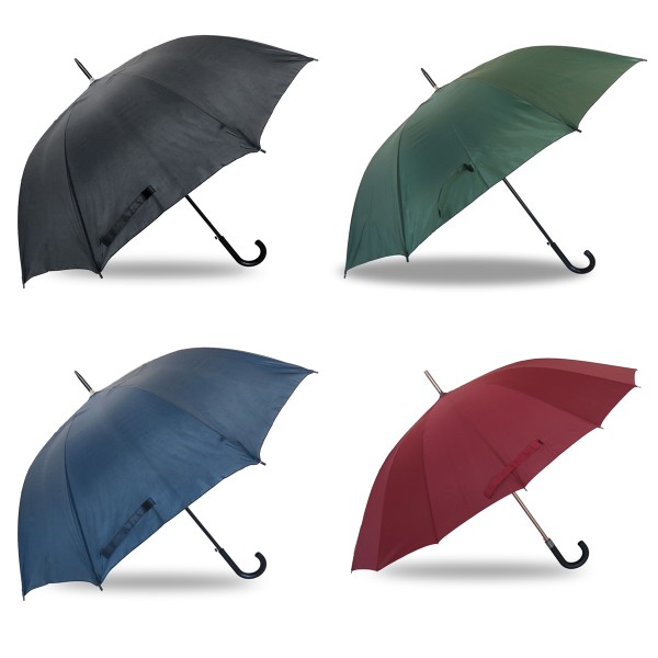 Sonia Originelli Stockschirm "UNI" Regenschirm Schutz Schlicht Einfarbig Günstiger Verkauf