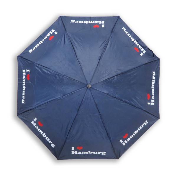 Sonia Originelli Taschenschirm "I love Hamburg" Regenschirm Schutz Stadt Meist gekauft