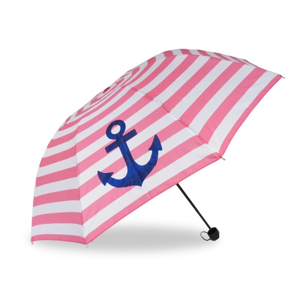 Sonia Originelli Taschenschirm "Maritim" Anker Streifen Schutz