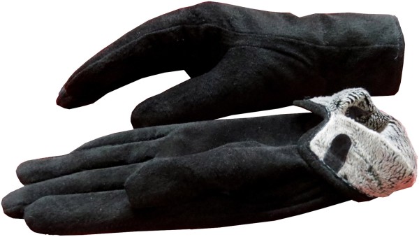 Sonia Originelli Damenhandschuhe Leder Schmal Winter Finger Gefüttert Meist gekauft