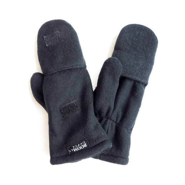 Sonia Originelli Fleecehandschuhe Finger Halbfinger Faustumschlag Winter Schlussverkauf