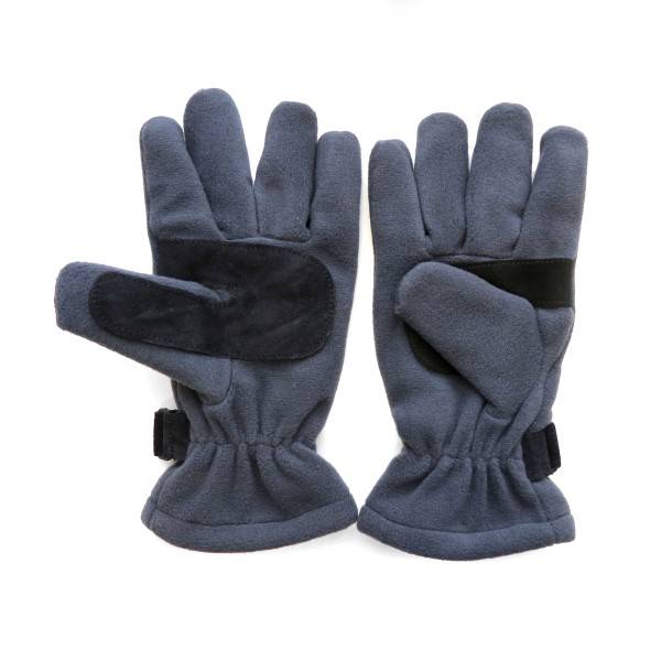 Sonia Originelli Handschuhe Winter Finger Fleece Schwarz Klettverschluss Outlet