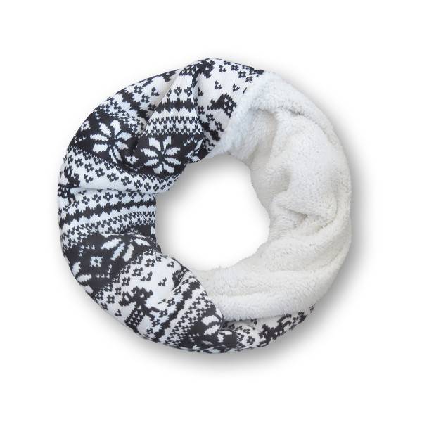 Sonia Originelli Loop "Norweger" Schal Kuschelfell Polyester Winter