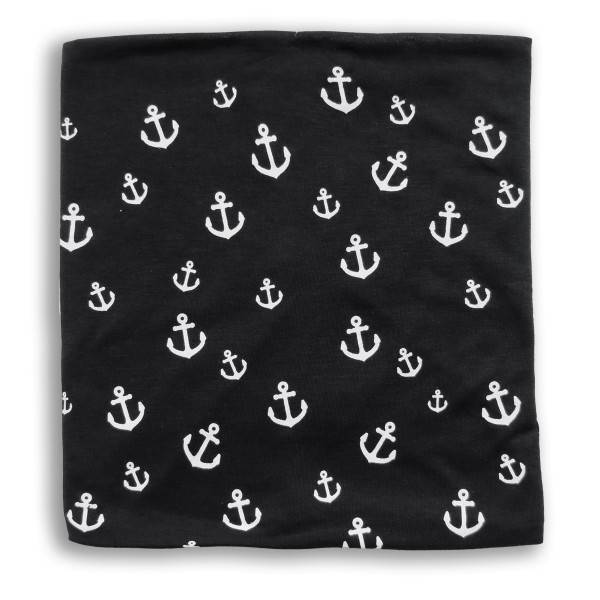 Sonia Originelli Loop Schal "Mini Anker" Maritim Allover Print Sommer Mundschutz Atemschutz Meist gekauft