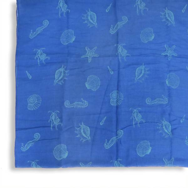 Sonia Originelli Loop Schal "Muschel" Maritim Reliefdruck Sommer Online