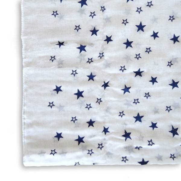 Sonia Originelli Loop Schal "Sterne" Reliefdruck Stars Sommer Outlet