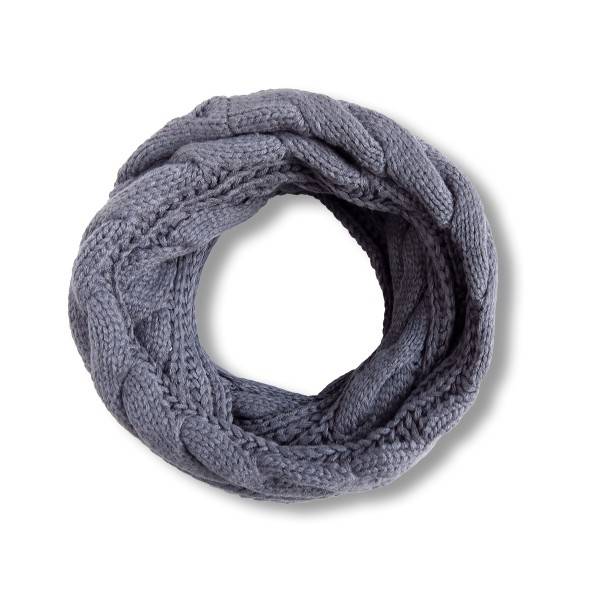 Sonia Originelli Loop Schal Strick Polyacryl Zopfmuster Winter