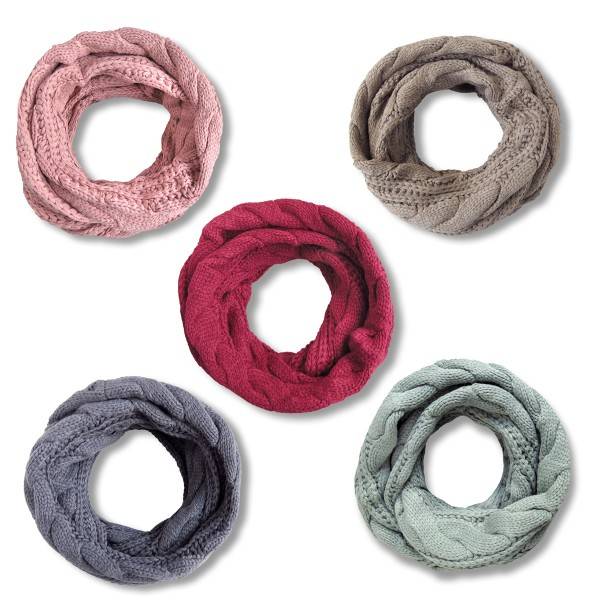 Sonia Originelli Loop Schal Strick Polyacryl Zopfmuster Winter Hotsell
