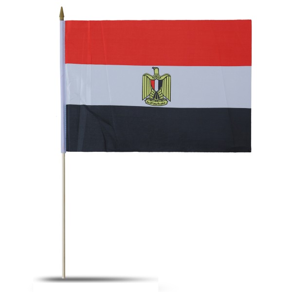 Sonia Originelli 10er Set Fahne Flagge Winkfahne "Ägypten" Egypt Handfahne EM WM Schlussverkauf