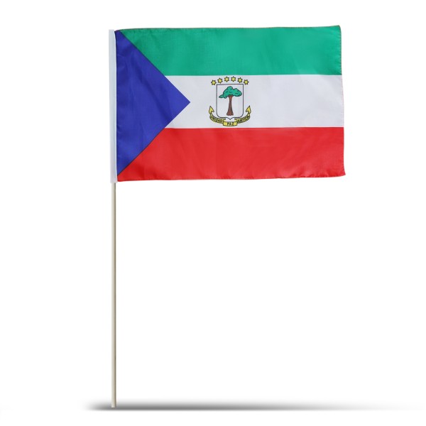 Sonia Originelli 10er Set Fahne Flagge Winkfahne "Äquatorial Guinea" Handfahne EM WM Fabrikverkauf