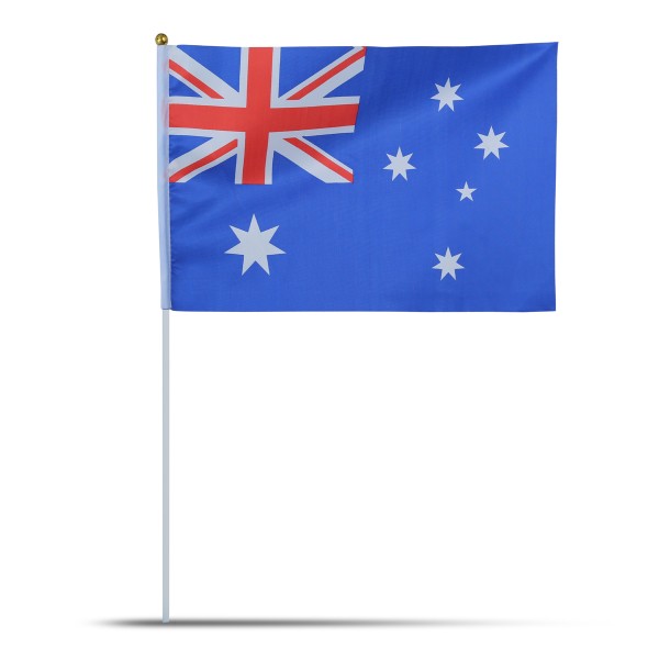 Sonia Originelli 10er Set Fahne Flagge Winkfahne "Australien" Australia Handfahne EM WM Blitzverkäufe