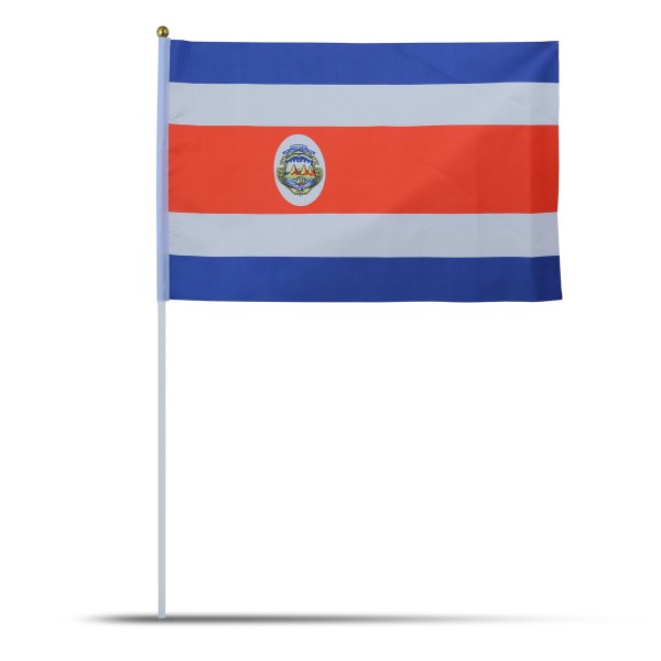 Sonia Originelli 10er Set Fahne Flagge Winkfahne "Costa Rica" Handfahne EM WM Angebote