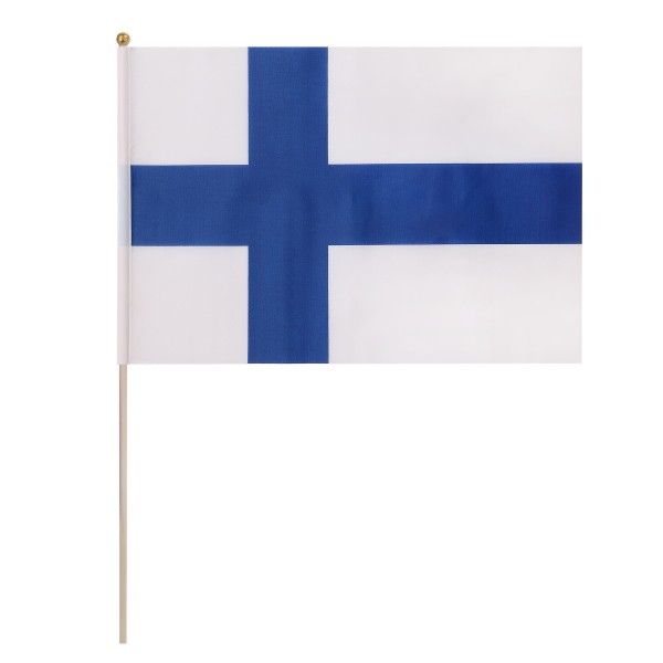 Sonia Originelli 10er Set Fahne Flagge Winkfahne "Finnland" Finland Handfahne EM WM Outlet