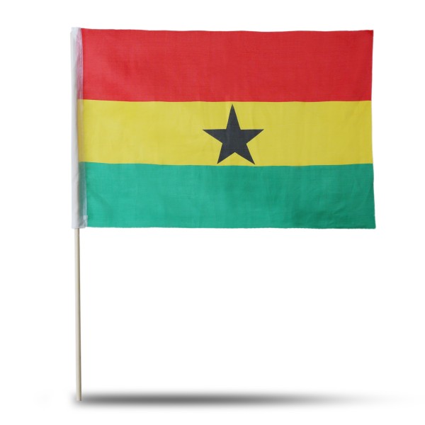 Sonia Originelli 10er Set Fahne Flagge Winkfahne "Ghana" Handfahne EM WM Angebote
