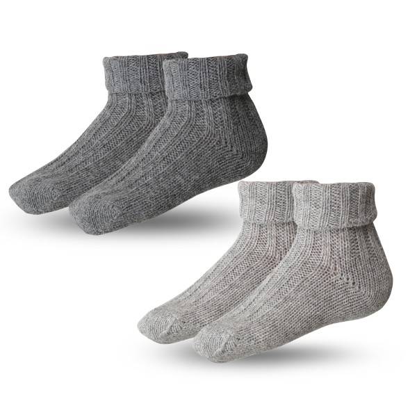 Sonia Originelli 2 Paar Alpakasocke "Dick" Winter Warm Schaf Wolle Auslauf