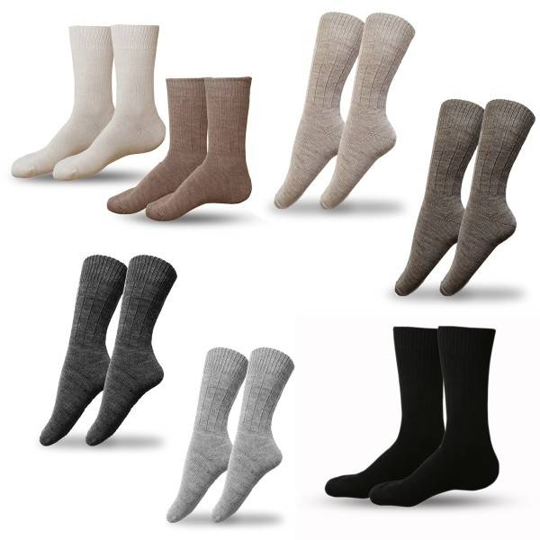 Sonia Originelli 2 Paar Alpakasocken "Dünn" Alpackawolle Unisex Winter Online