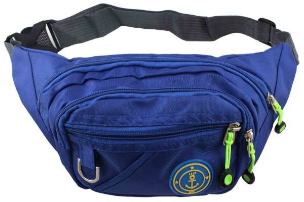 Sonia Originelli Bauchtasche Crossbody Bag Gürteltasche Anker Strand maritim wasserabweisend Blitzverkäufe