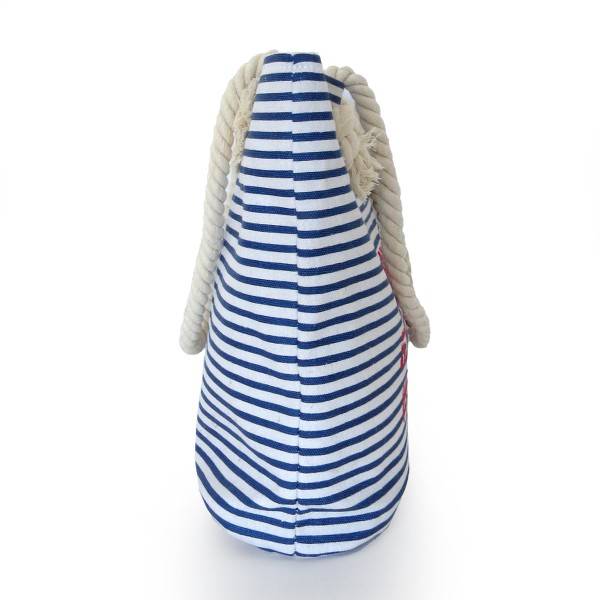 Sonia Originelli City Shopper "Hamburg" maritim gestreift Koordinaten Canvas Hotsell