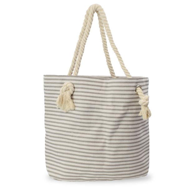 Sonia Originelli City Shopper "Rügen" maritim gestreift Koordinaten Canvas Online