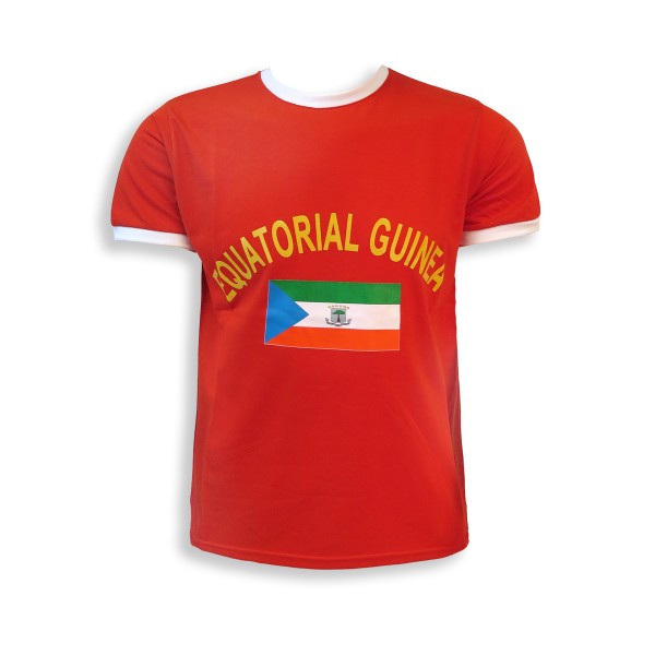 Sonia Originelli Fan-Shirt "Äquatorial Guinea" Unisex Fußball WM EM Herren T-Shirt