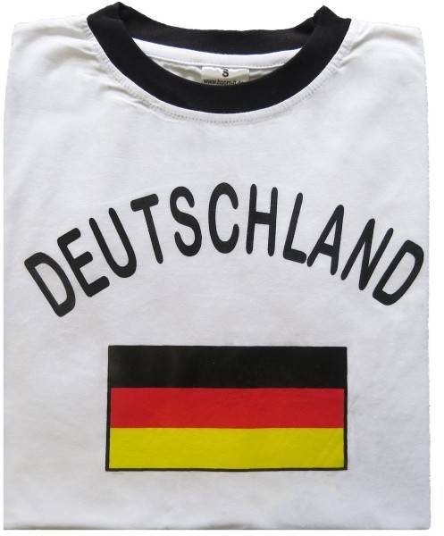 Sonia Originelli Fan-Shirt "Deutschland" Unisex Fußball WM EM Herren T-Shirt Auslauf