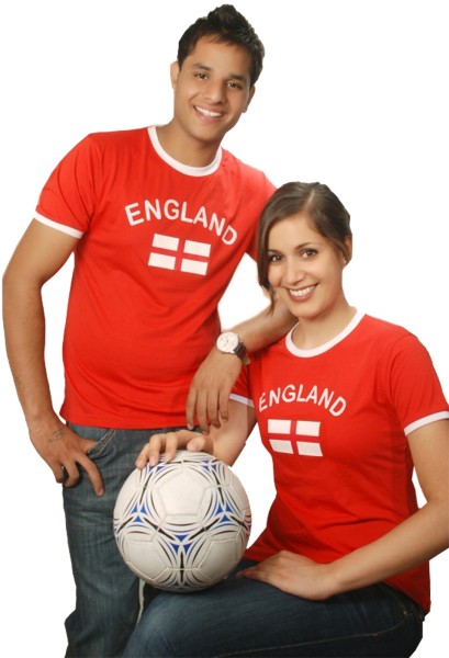 Sonia Originelli Fan-Shirt "England" Unisex Fußball WM EM Herren T-Shirt Hotsell