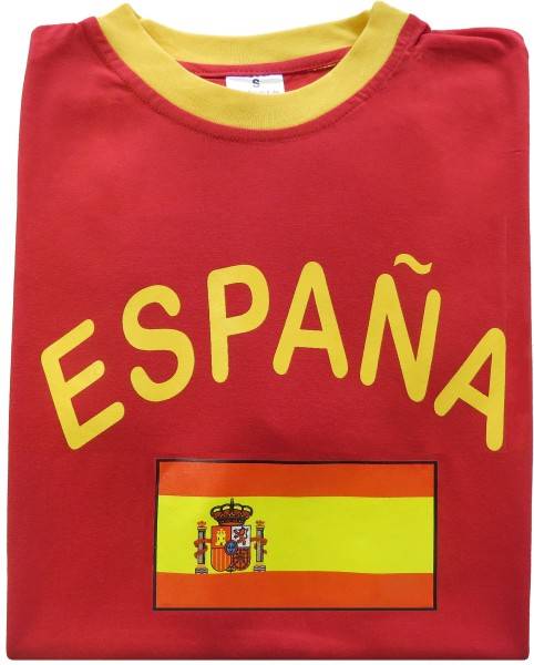 Sonia Originelli Fan-Shirt "España" Unisex Fußball WM EM Herren T-Shirt im Angebot