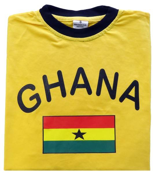Sonia Originelli Fan-Shirt "Ghana" Unisex Fußball WM EM Herren T-Shirt Meist gekauft