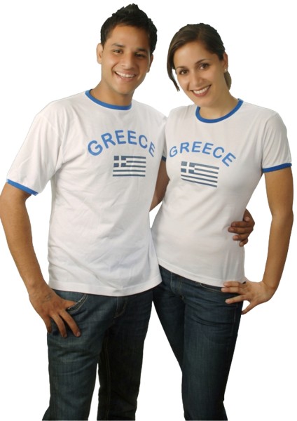 Sonia Originelli Fan-Shirt "Greece" Unisex Fußball WM EM Herren T-Shirt Blitzverkäufe