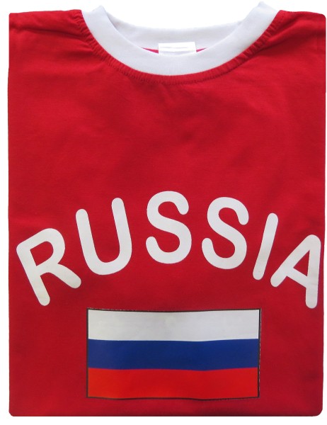 Sonia Originelli Fan-Shirt "Russia" Unisex Fußball WM EM Herren T-Shirt Verkauf