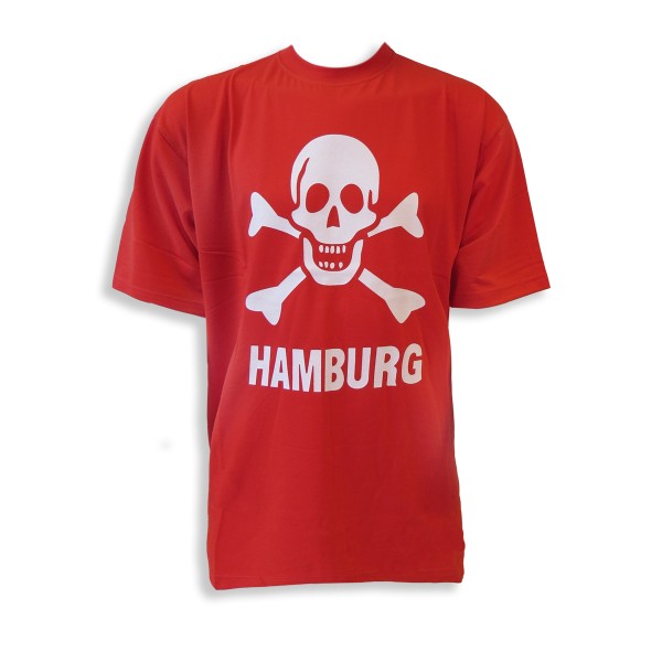 Sonia Originelli T-Shirt "Totenkopf Hamburg" Knochen Skull